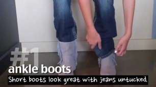 'GL Style File: How to wear boots with bootcut jeans'