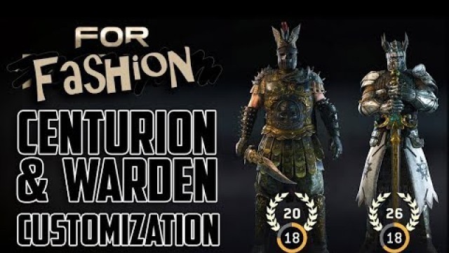 'For Fashion: Centurion & Warden Customization [Sub Request]'