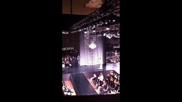 'Marchesa Fashion show at the Carlu in Toronto'