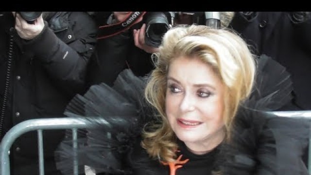 'Catherine Deneuve @ Paris Fashion Week 23 janvier 2019 défilé Jean Paul Gaultier Haute Couture'