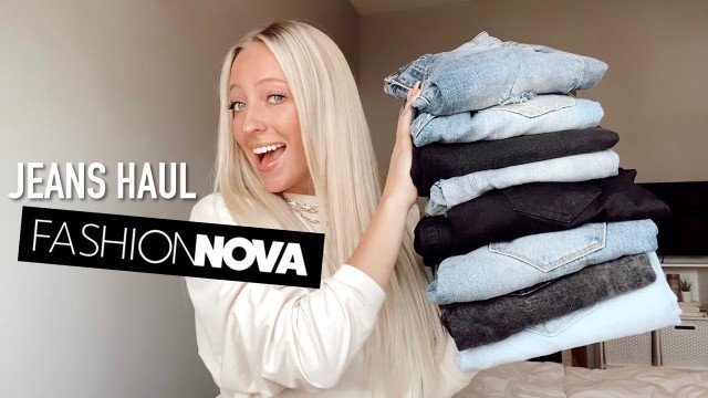 'Fashion Nova Jeans Try On Haul // Size 0 and Size 1 Denim Try on Haul Fall 2020'