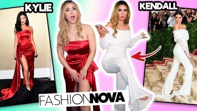 'PROBANDO LA ROPA DE KYLIE JENNER Y KENDALL ¿CUÁL ES MEJOR? | FASHION NOVA HAUL'