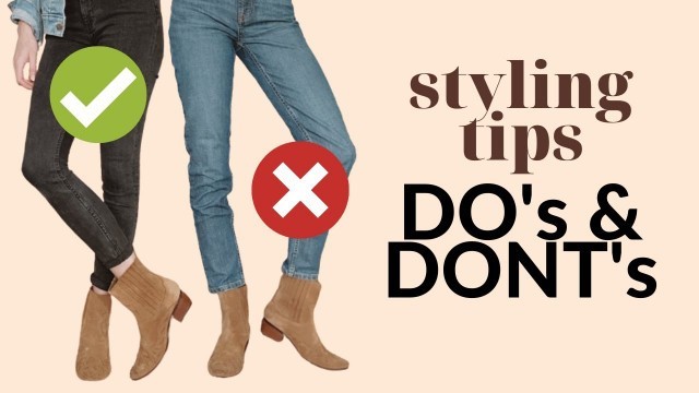 'How To Wear Boots With Jeans | DOs & DONTs'