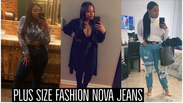 'FASHION NOVA JEANS HAUL | TRY-ON'