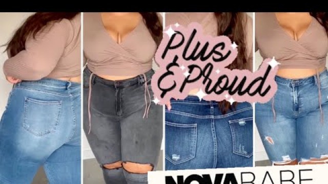 'PLUS SIZE JEANS TRY ON HAUL | DIANA SIROKAI | FASHION NOVA CURVE'