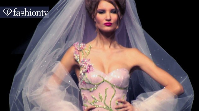 'Bridal Couture at Hanna Touma Spring/Summer 2012 Show | Paris Couture Fashion Week | FashionTV'