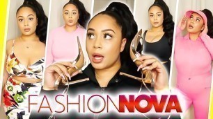 'TRY ON HAUL FASHION NOVA CURVE 