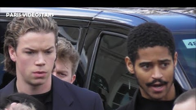 'Will POULTER, Alfred ENOCH, Anthony BOYLE @ Paris Fashion Week 19 january 2020 Fashion Week Dunhill'