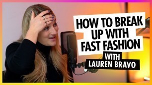 'How To Break Up With Fast Fashion with Lauren Bravo | Creative Rebels Podcast'