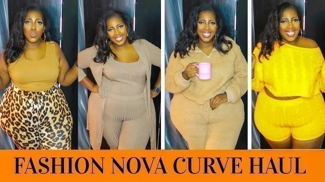 'NEW FASHION NOVA CURVE LOUNGE WEAR HAUL | COZY VIBES'