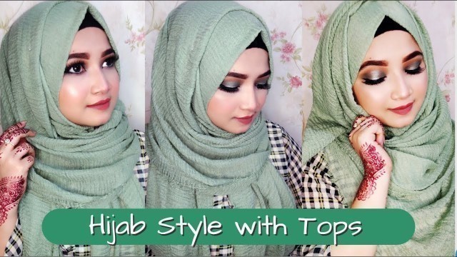 'How to Wear Hijab With Tops | Hijab Style By Nipa | Beauty Reflect'