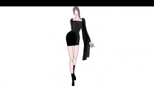 'how to draw a dress fashion illustration sketch #fashionlover #shorts #youtube #myart #fashionstyle'