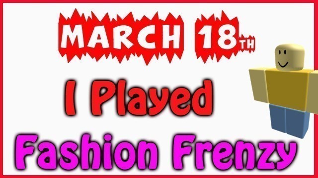 'Looking for John Doe in Roblox Fashion Frenzy March 18 th Shopnow Plays but I didn\'t find him'