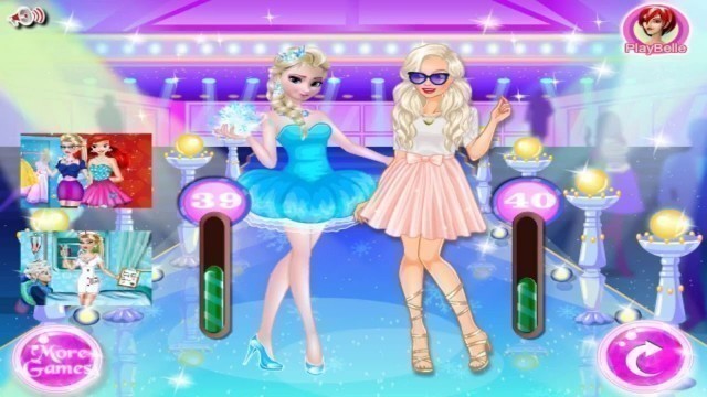 'Elsa vs Barbie Fashion Show - Best Game for Little Kids'