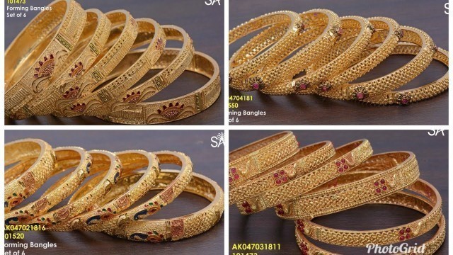 'Latest Gold Bangle Designs | Jewel Fashion'