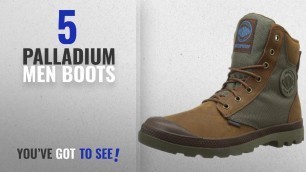 'Top 10 Palladium Men Boots [ Winter 2018 ]: Palladium Men\'s Pampa Sport Cuff WPN Rain Boot, Brindle'