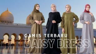 'Model Busana Muslim Wanita Gamis Syari Terbaru Daisy Dress Bahan Tori Burch Mitra Tokorame'