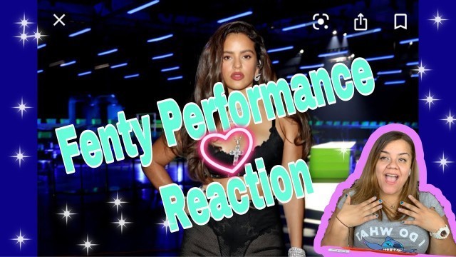 'Rosalia canta Relación y TKN en vivo | SAVAGE X FENTY fashion show (Reaction )'