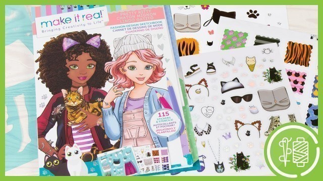 'Pretty Kitty Fashion Design Sketchbook by Make It Real'