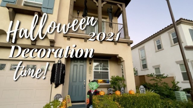 'Halloween decoration 2021 || Fashion Valley Mall in San diego - BeyPelvlogs'