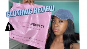 'FASHION EFFECT CLOTHING HAUL'