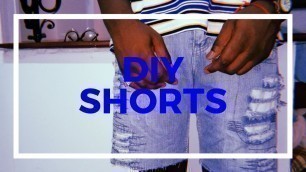 'How to cut pants into shorts | Diy | men\'s fashion'