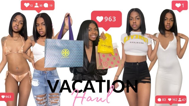 'Vacation Try On Haul | Fashion  Nova, Tory Burch, Aldo, Shein, Pink'