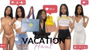 'Vacation Try On Haul | Fashion  Nova, Tory Burch, Aldo, Shein, Pink'