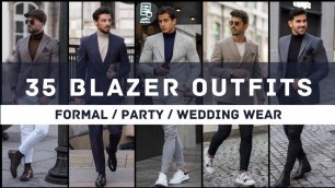 '35 Ways To Style Blazer In 2021 | Formal/Party/Wedding Outfits For Men | Blazer Outfits For Men 2021'