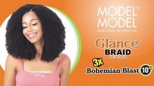 'Model Model Glace Braid 3X Bohemian Blast 10\"'