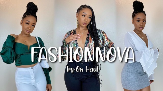 'FASHION HAUL | Girly & Pretty Blouses From Fashion Nova For The Summer | LookBook 