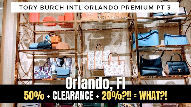 'TORY BURCH OUTLET NEW STYLE INVENTORY! Orlando Intl Premium Outlet Part3 #toryburchoutlet #toryburch'