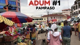 'Adum Pampaso via Ultimate Fashion Street Walking Tour in Kumasi, Ghana.'