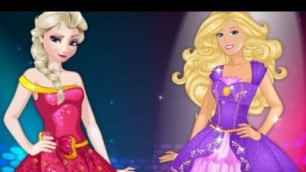 'BARBI OBLAČENJE IGRA - Najlepše Barbi Igrice - Elsa vs Barbie Fashion Contest'