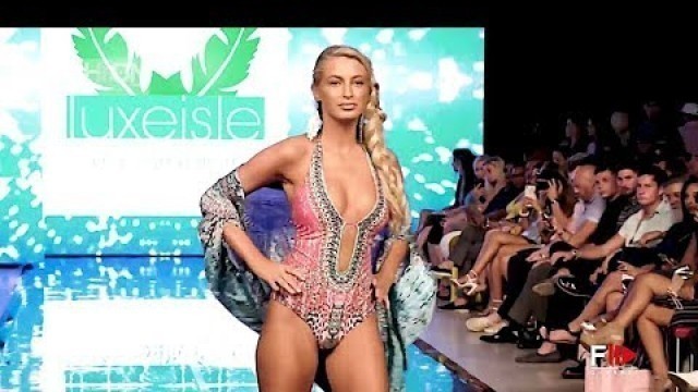 'LUXEISLE Art Hearts Fashion Beach Miami Swim Week 2019 SS 2020 - Fashion Channel'