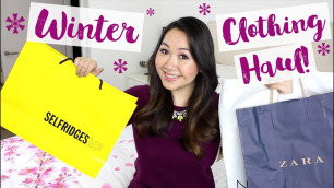 'Winter Clothing Haul ft. Zara, Tory Burch, Nordstrom, H&M & more! | Chase Amie'