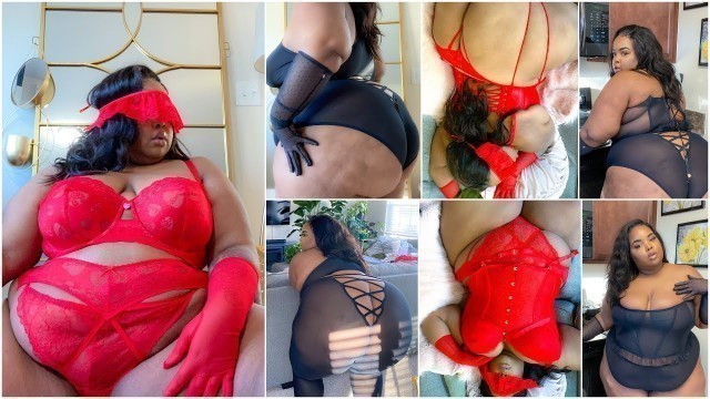 'Y\'all KNEW How SAVAGE Was Coming! | Plus Size SAVAGE X FENTY Lingerie Try-On Haul'