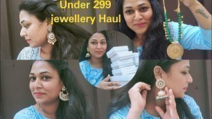 'Amazing Jewellery Haul Under 299/-|Bridal Set,Earrings|Jewel\'s Galaxy| #Teenagers #Fashion #DIY'