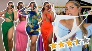 'TRYING ON OVER $600 WORTH OF FASHION NOVA DRESSES'