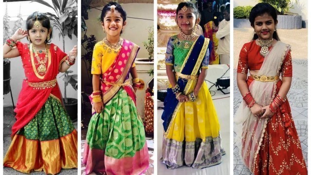 'Latest Kids Half Saree Designs Collection // Jewel Fashion'