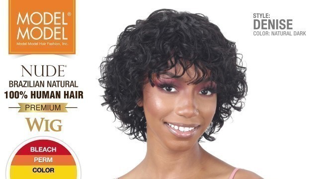 'Model Model Nude Brazillian Natural 100% Human Hair Wig - Denise'