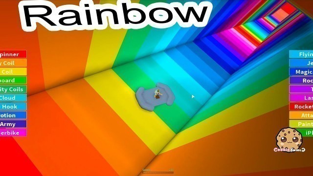 'Jumping Into Rainbows ! Random Roblox Game Play with Cookie Swirl C'