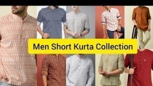 'Latest Short Kurta Collection for Men | Amazing Outfit Idea for Men | #MenKurta @Fashion Crowd'