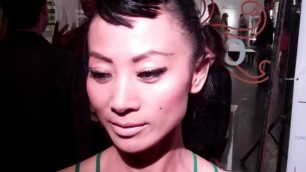 'Bai Ling interviewed by Johnny V at Setorii Fashion Show 2012 Spring Collection'