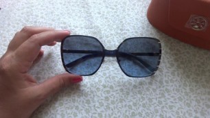 'Unboxing: Tory Burch SQUARE SLIM-FRAME SUNGLASSES'