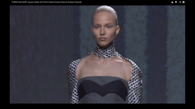 '\"CHRISTIAN DIOR\" Haute Couture  Autumn Winter 2013 2014  Paris by Fashion Channel'