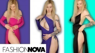 'Fashion Nova High Slit Dresses 2!! Soufeel'