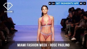 'Rose Paulino Full One Piece Miami Swim Week Art Hearts Fashion 2019 | FashionTV | FTV'