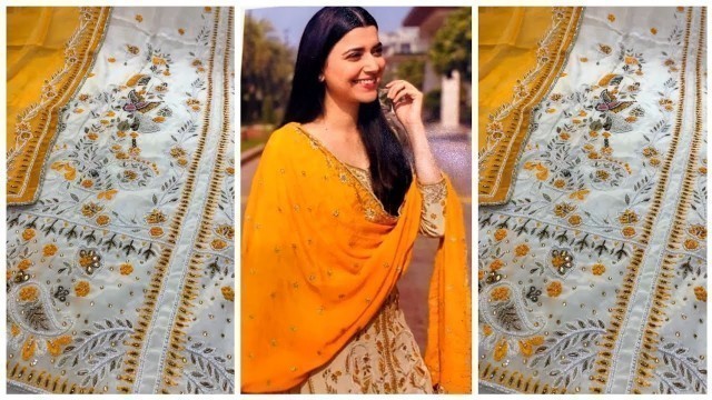 'Hand Embroidery Nimrat Khaira Suit Designs || Fashion Femina Ludhiana'