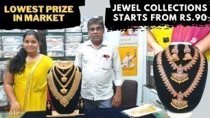 'Jewel Collections Starts From ₹90 Onwards | Navkar Art Jewelry, Chennai | Just Know Fashion'